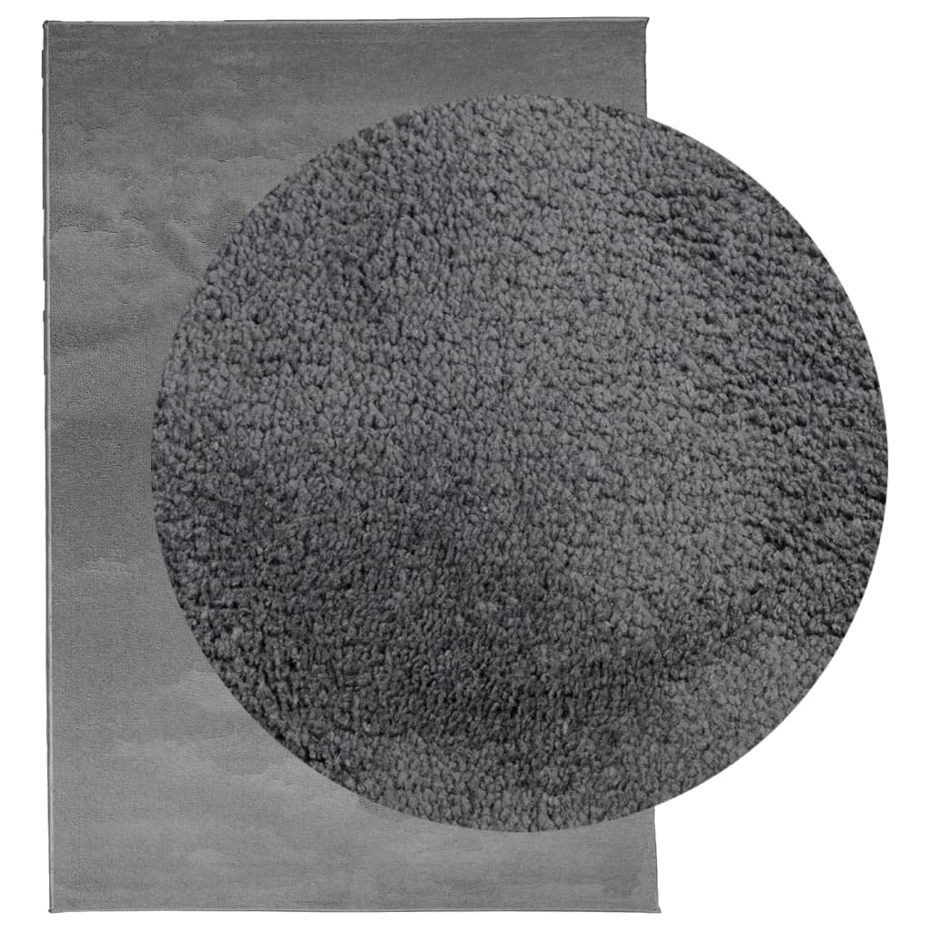 vidaXL Dywan OVIEDO z krótkim włosiem, antracytowy, 200x280 cm