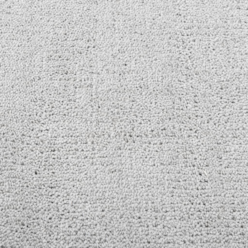 vidaXL Dywan OVIEDO z krótkim włosiem, szary, 80x250 cm