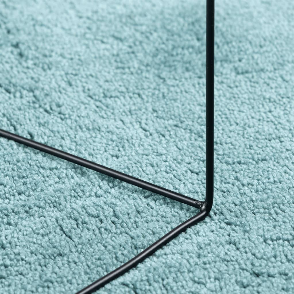 vidaXL Dywan OVIEDO z krótkim włosiem, zielony, 60x110 cm