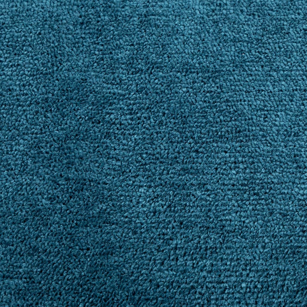 vidaXL Dywan OVIEDO z krótkim włosiem, turkusowy, 140x200 cm