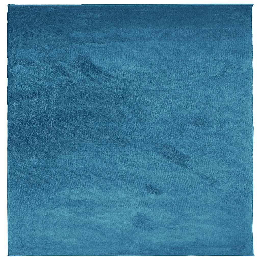 vidaXL Dywan OVIEDO z krótkim włosiem, turkusowy, 240x240 cm