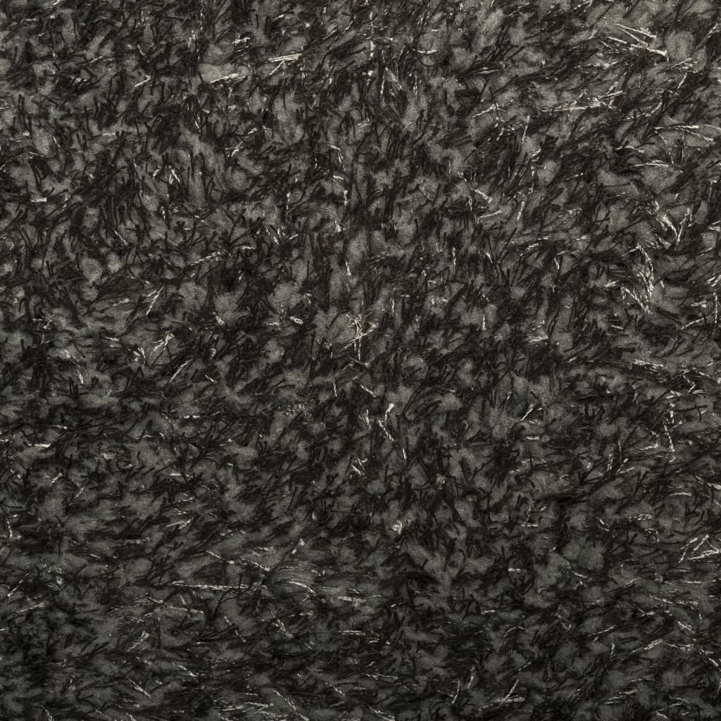 vidaXL Dywan ISTAN z długim runem, połyskujący, antracytowy 100x200 cm