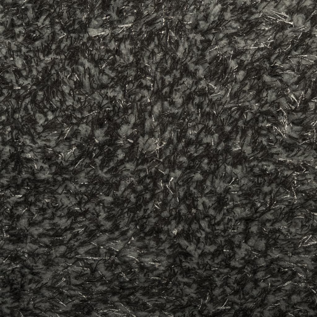 vidaXL Dywan ISTAN z długim runem, połyskujący, antracytowy 120x170 cm