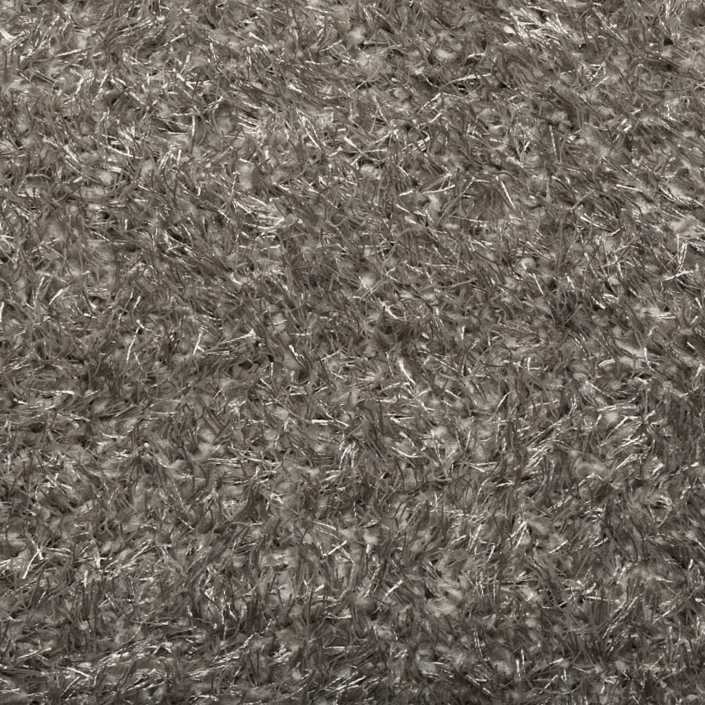 vidaXL Dywan ISTAN z długim runem, połyskujący, szary, 120x170 cm