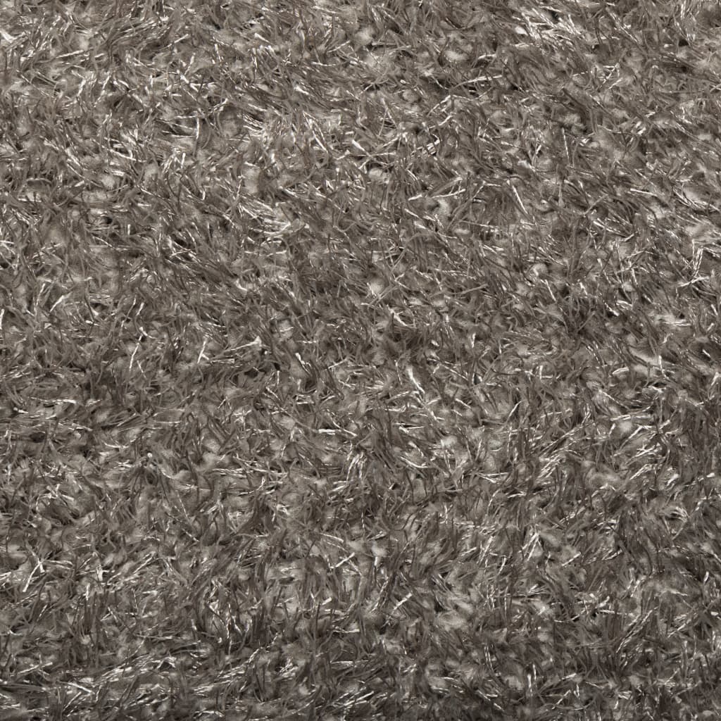 vidaXL Dywan ISTAN z długim runem, połyskujący, szary, 160x230 cm