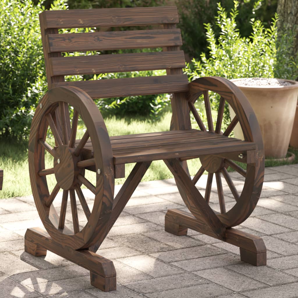vidaXL Krzesło ogrodowe, 58x58x78,5 cm, lite drewno jodłowe