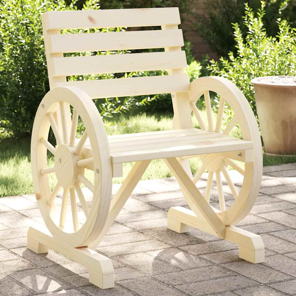 vidaXL Krzesła ogrodowe, 2 szt., 58x58x78,5 cm, lite drewno jodłowe