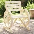 vidaXL Krzesła ogrodowe, 2 szt., 58x58x78,5 cm, lite drewno jodłowe