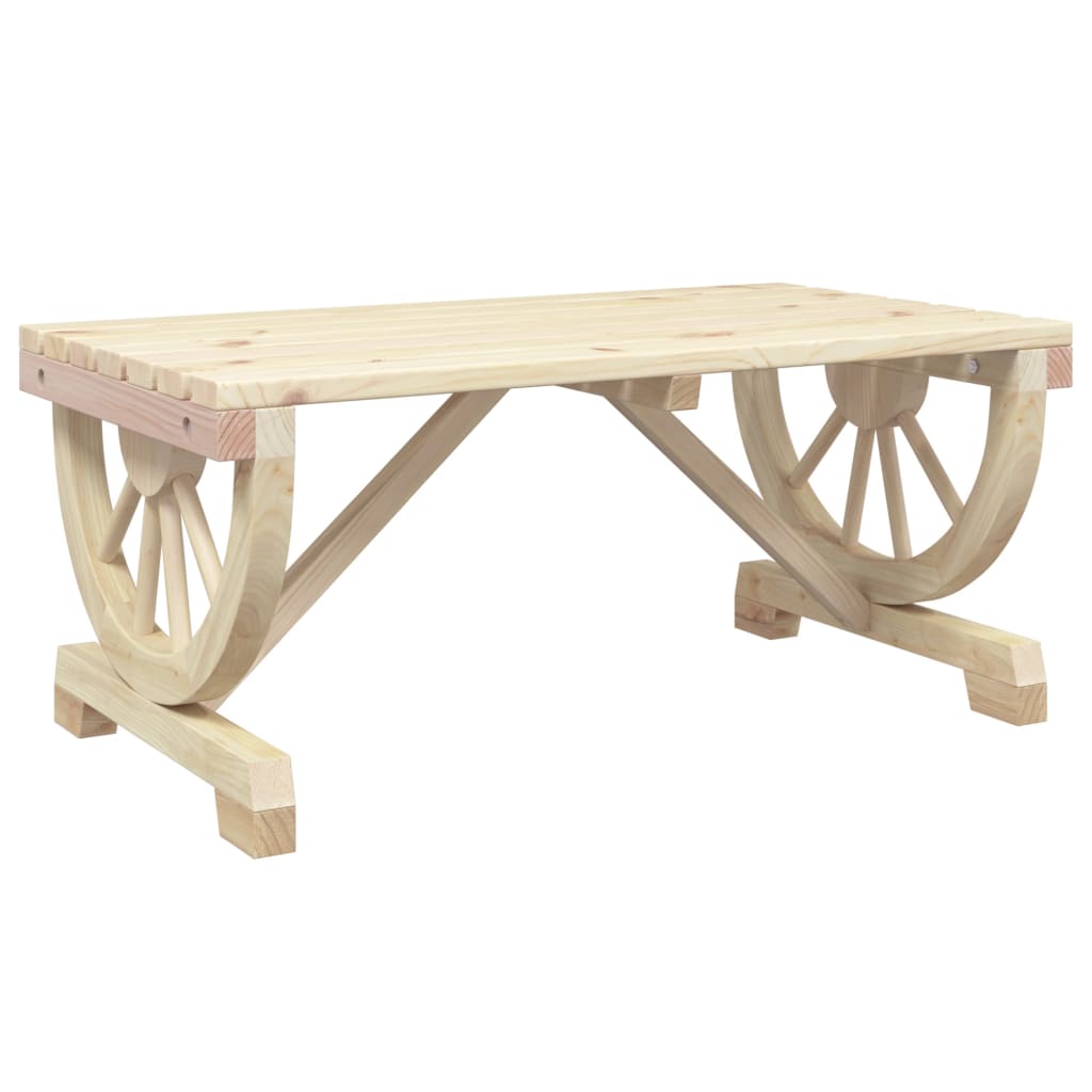 vidaXL Ogrodowy stolik kawowy, 90x50x40 cm, lite drewno jodłowe
