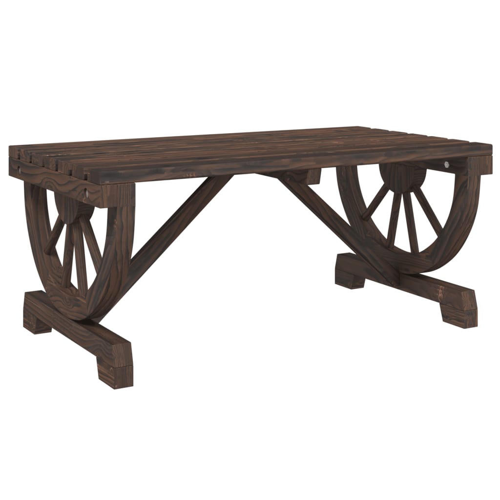 vidaXL Ogrodowy stolik kawowy, 90x50x40 cm, lite drewno jodłowe