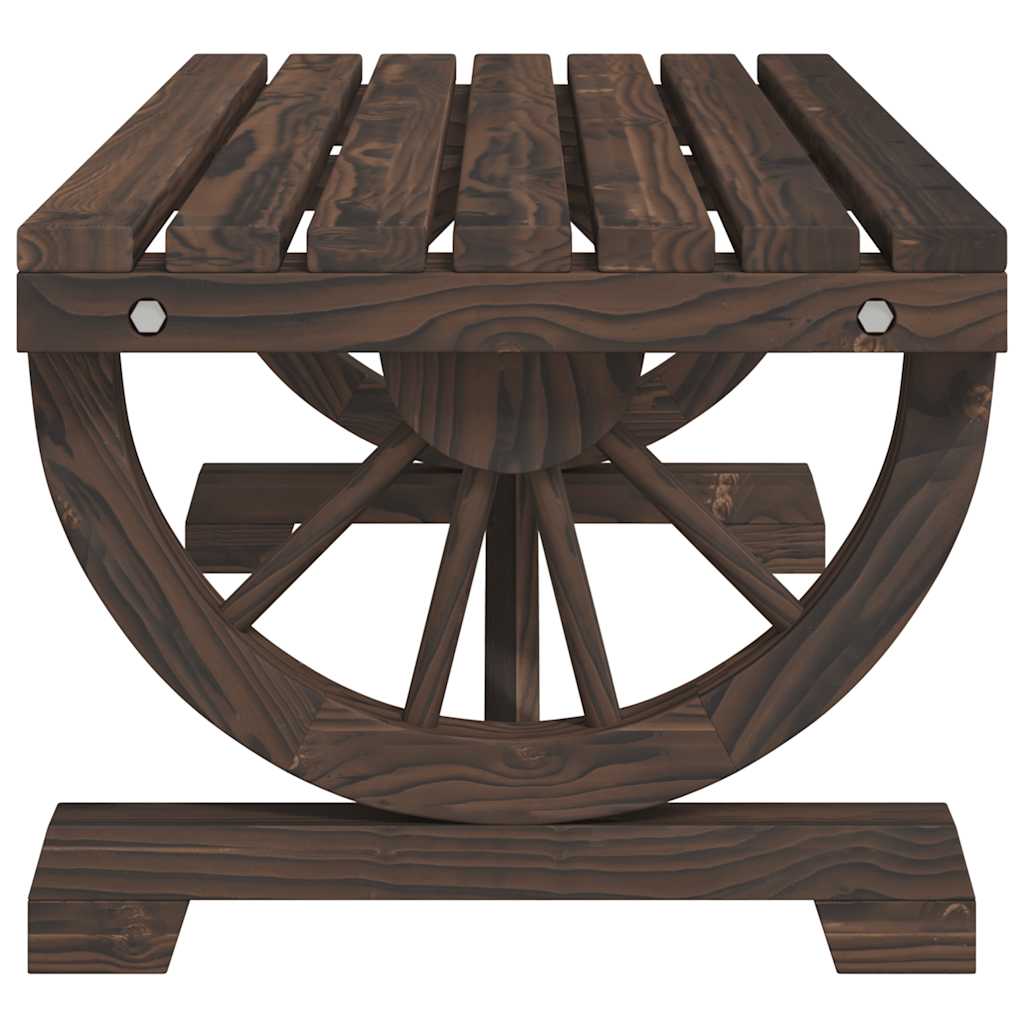 vidaXL Ogrodowy stolik kawowy, 90x50x40 cm, lite drewno jodłowe