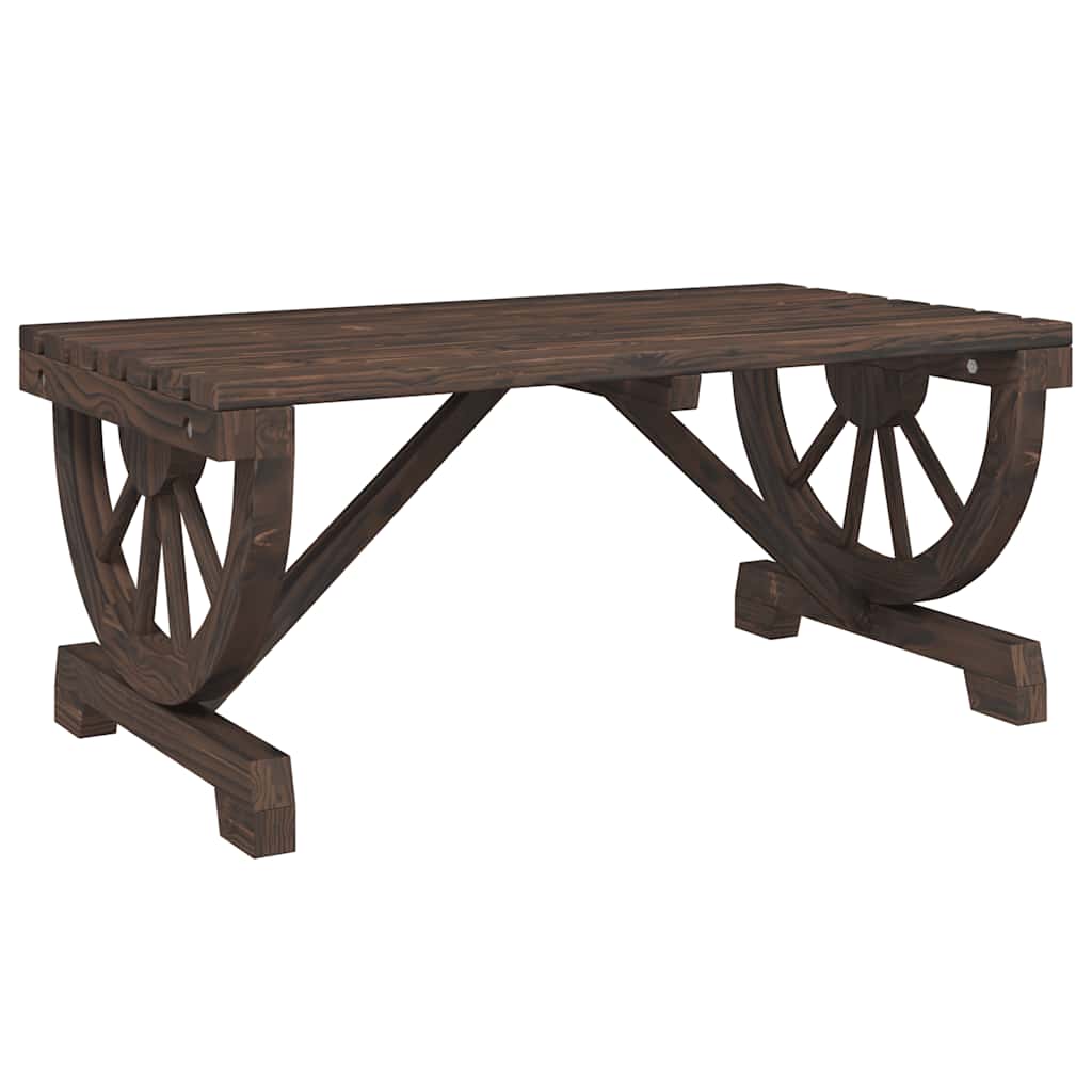 vidaXL Ogrodowy stolik kawowy, 90x50x40 cm, lite drewno jodłowe