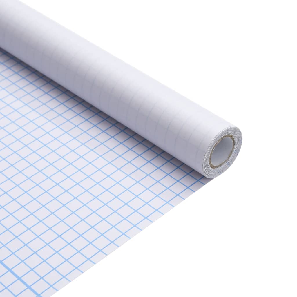 vidaXL Folia okienna, matowa, biała, 45x2000 cm, PVC