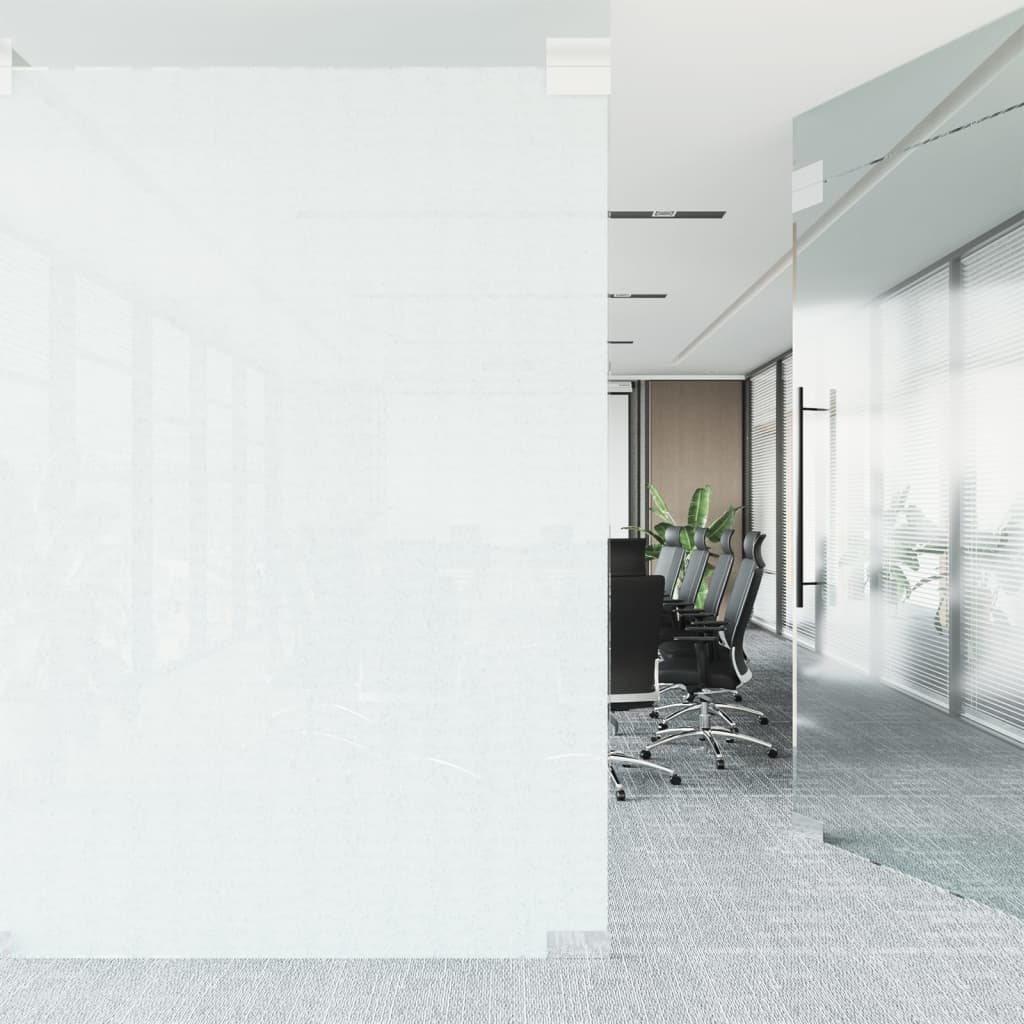 vidaXL Folia okienna, matowa, biała, 60x2000 cm, PVC