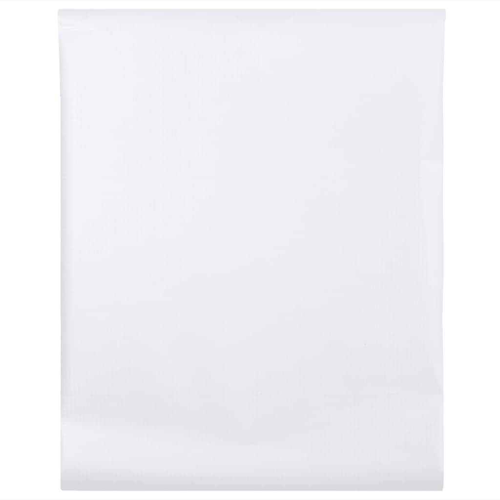 vidaXL Folia okienna matowa biała 90x500 cm PVC