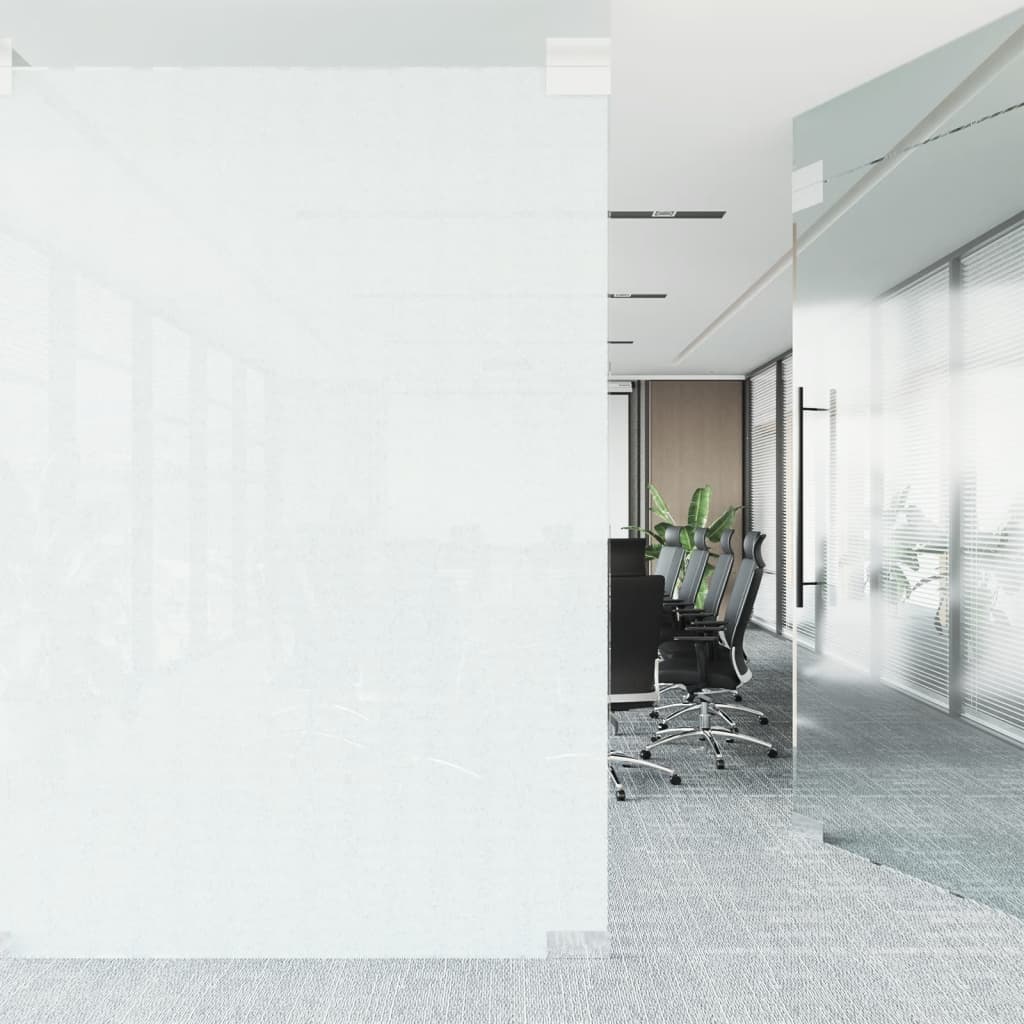 vidaXL Folia okienna matowa biała 90x500 cm PVC