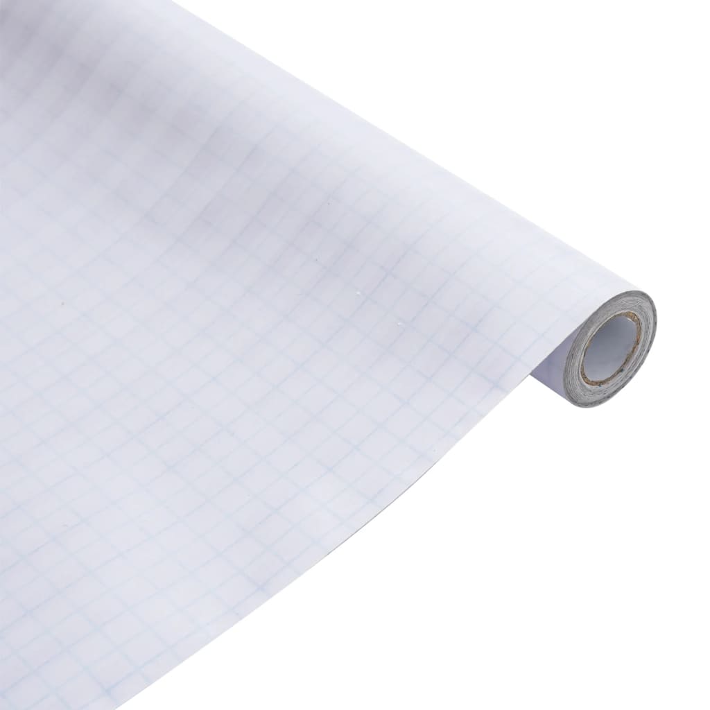 vidaXL Folia okienna, matowa, w paski, 45x500 cm, PVC