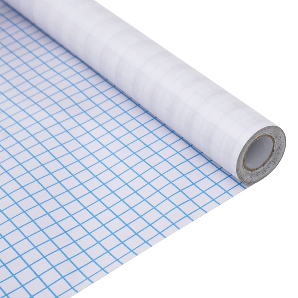 vidaXL Folia okienna, matowa, w paski, 45x500 cm, PVC