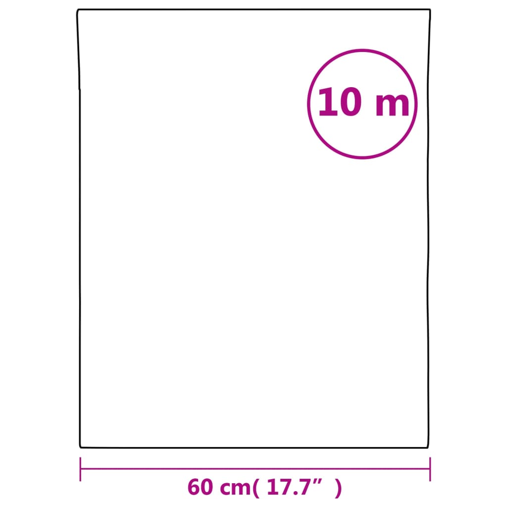 vidaXL Folia okienna, matowa, w paski, 60x1000 cm, PVC