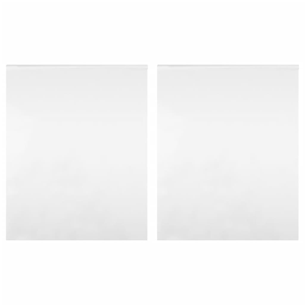 vidaXL Folie lustrzane, 2 szt., samoprzylepne, 45x150 cm, PET