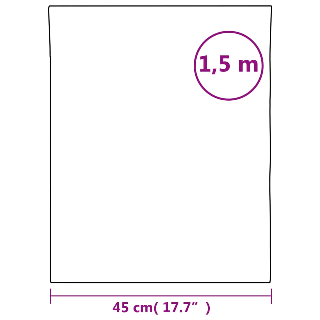 vidaXL Folie lustrzane, 2 szt., samoprzylepne, 45x150 cm, PET