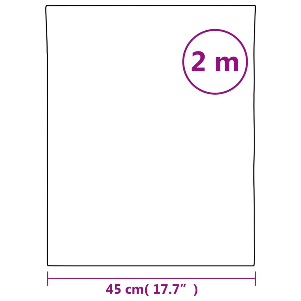 vidaXL Folie lustrzane, 2 szt., samoprzylepne, 45x200 cm, PET