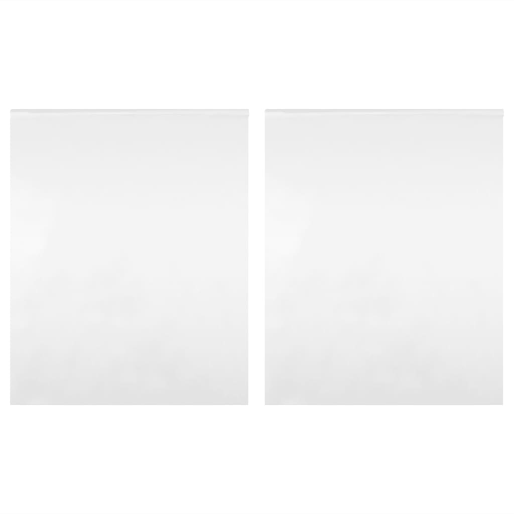 vidaXL Folie lustrzane, 2 szt., samoprzylepne, 60x150 cm, PET
