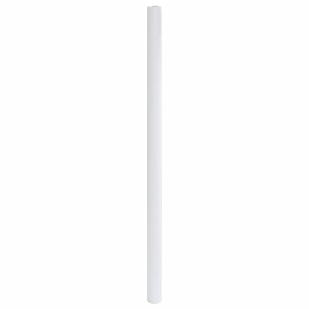 vidaXL Naklejka na meble samoprzylepna matowa biała 90x500 cm PVC