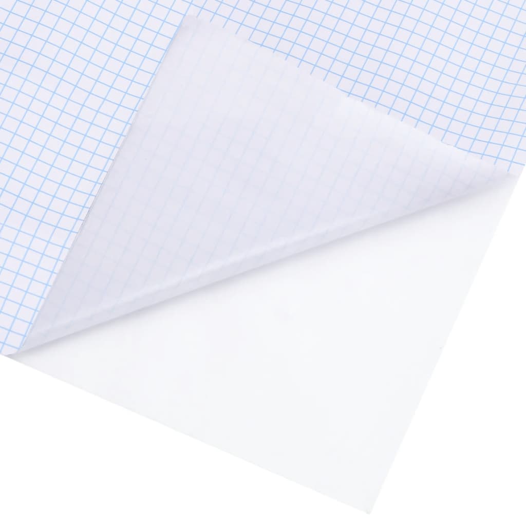 vidaXL Naklejka na meble samoprzylepna matowa biała 90x500 cm PVC