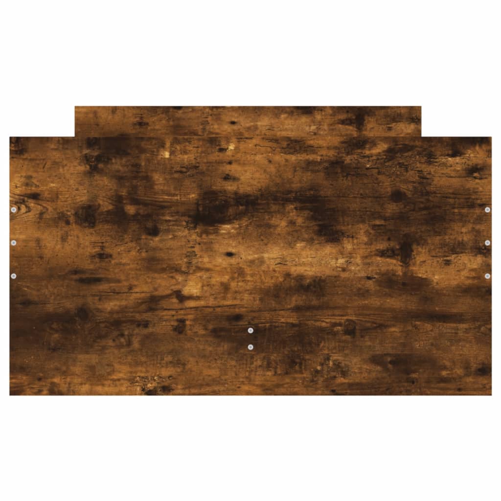 vidaXL Rama łóżka z szufladami, przydymiony dąb, 100x200 cm