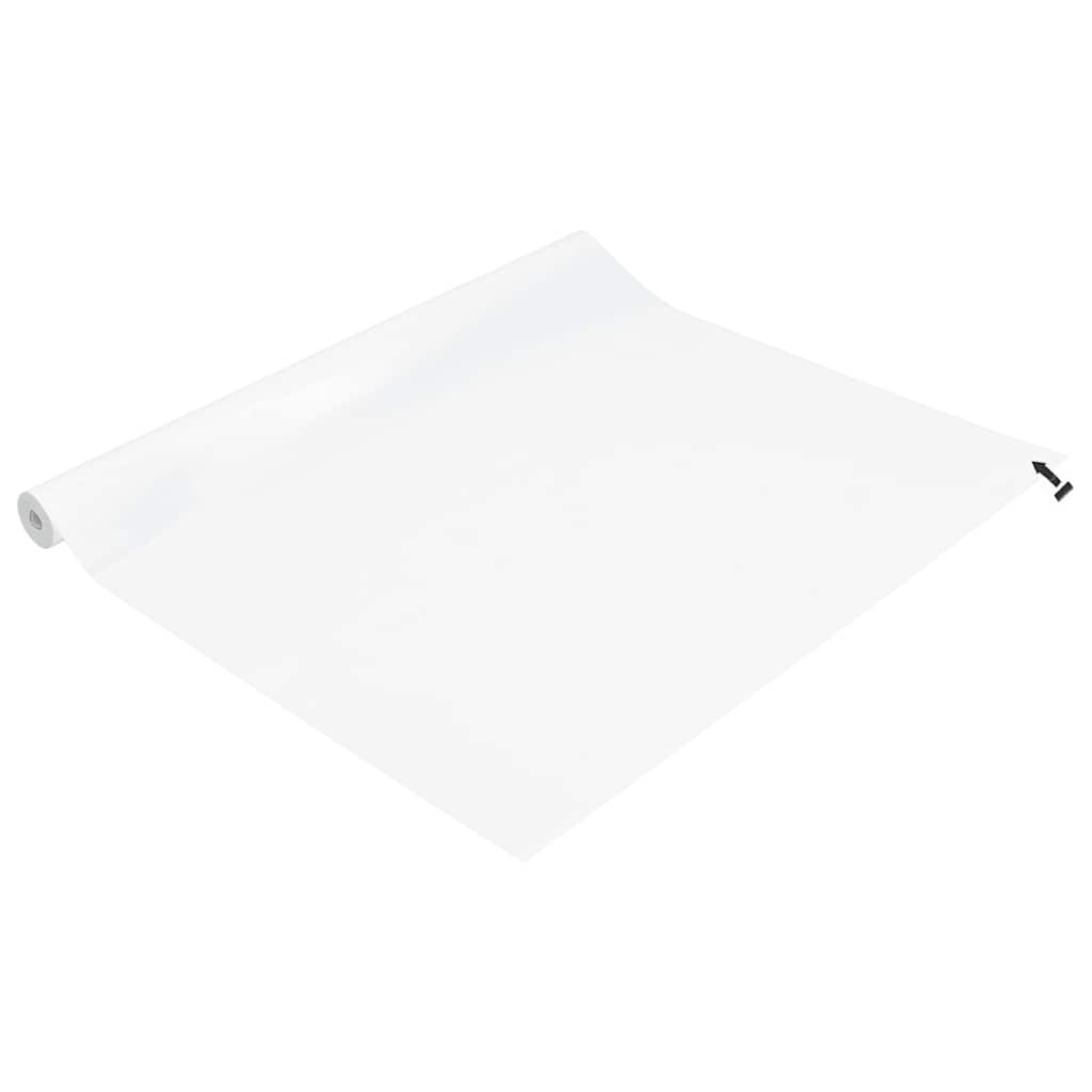 vidaXL Folie okienne, 3 szt., matowe białe, PVC