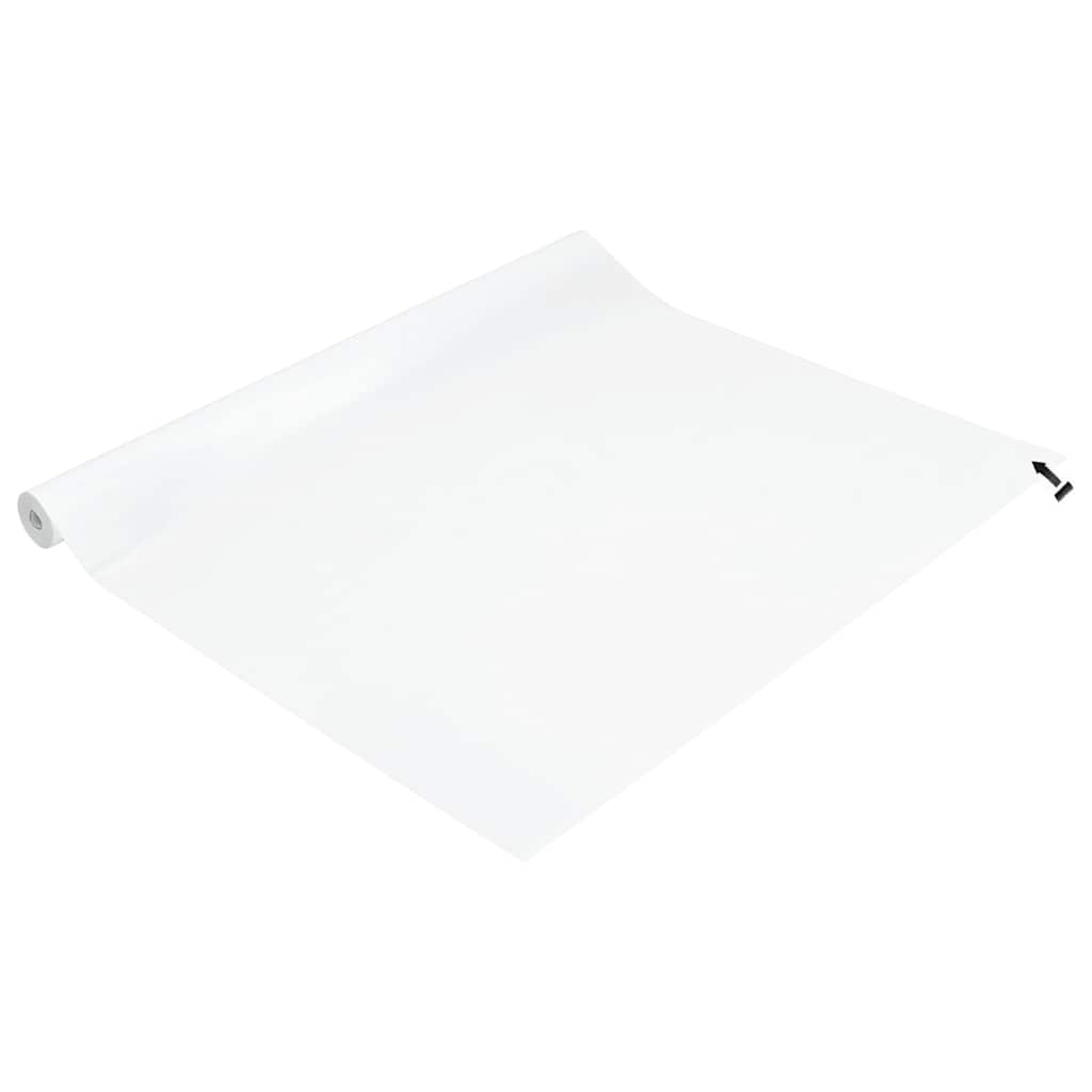 vidaXL Folie okienne, 3 szt., matowe białe, PVC