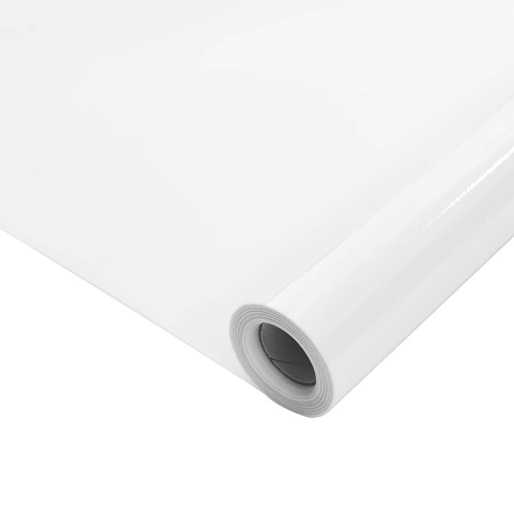 vidaXL Folie okienne, 3 szt., matowe, białe, PVC