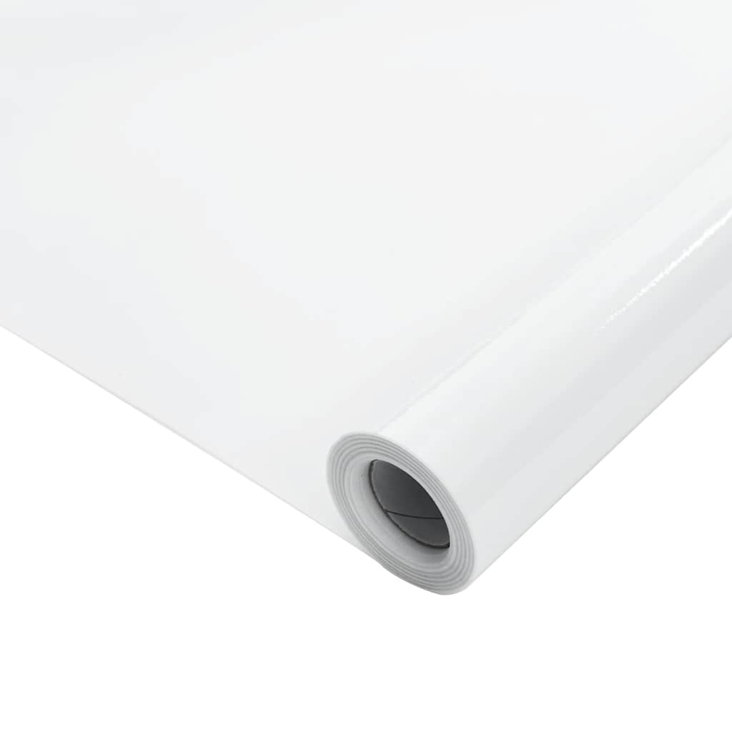 vidaXL Folie okienne, 5 szt., matowe, białe, PVC