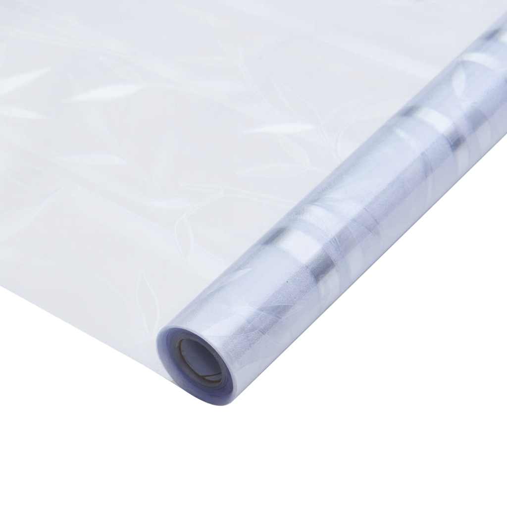 vidaXL Folie okienne, 4 szt., matowe, wzór w bambusa, PVC