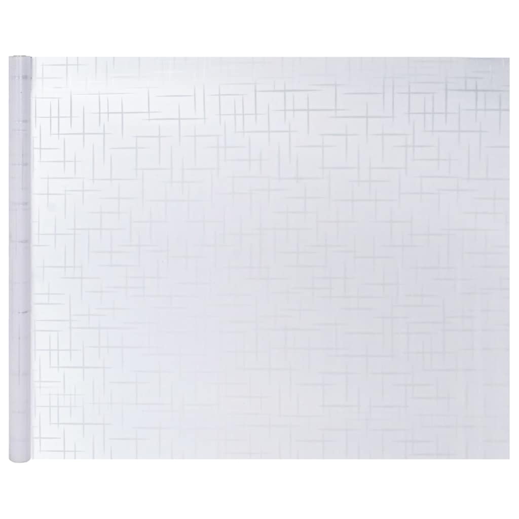 vidaXL Folie okienne, 2 szt., matowe, wzór w gwiazdy, PVC