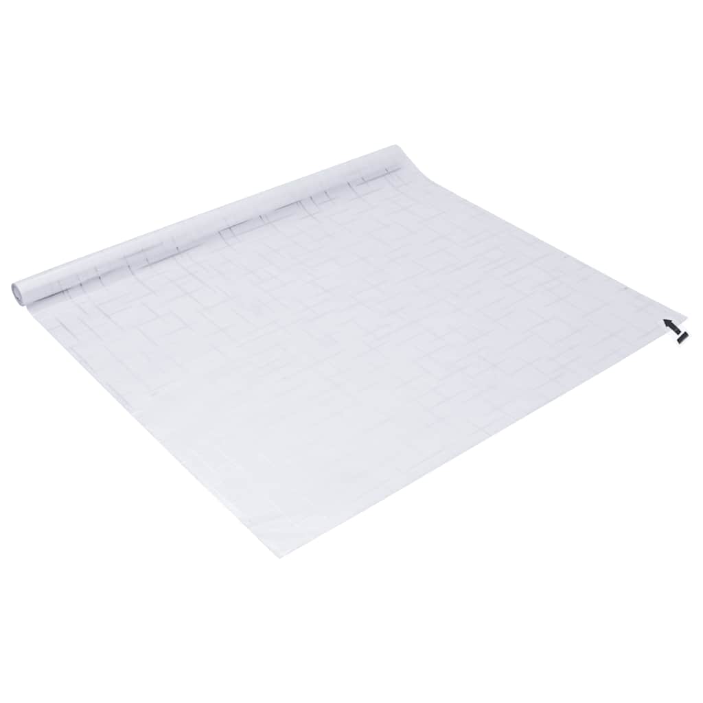 vidaXL Folie okienne, 2 szt., matowe, wzór w gwiazdy, PVC
