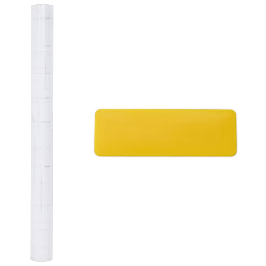 vidaXL Folie okienne, 2 szt., matowe, wzór w gwiazdy, PVC