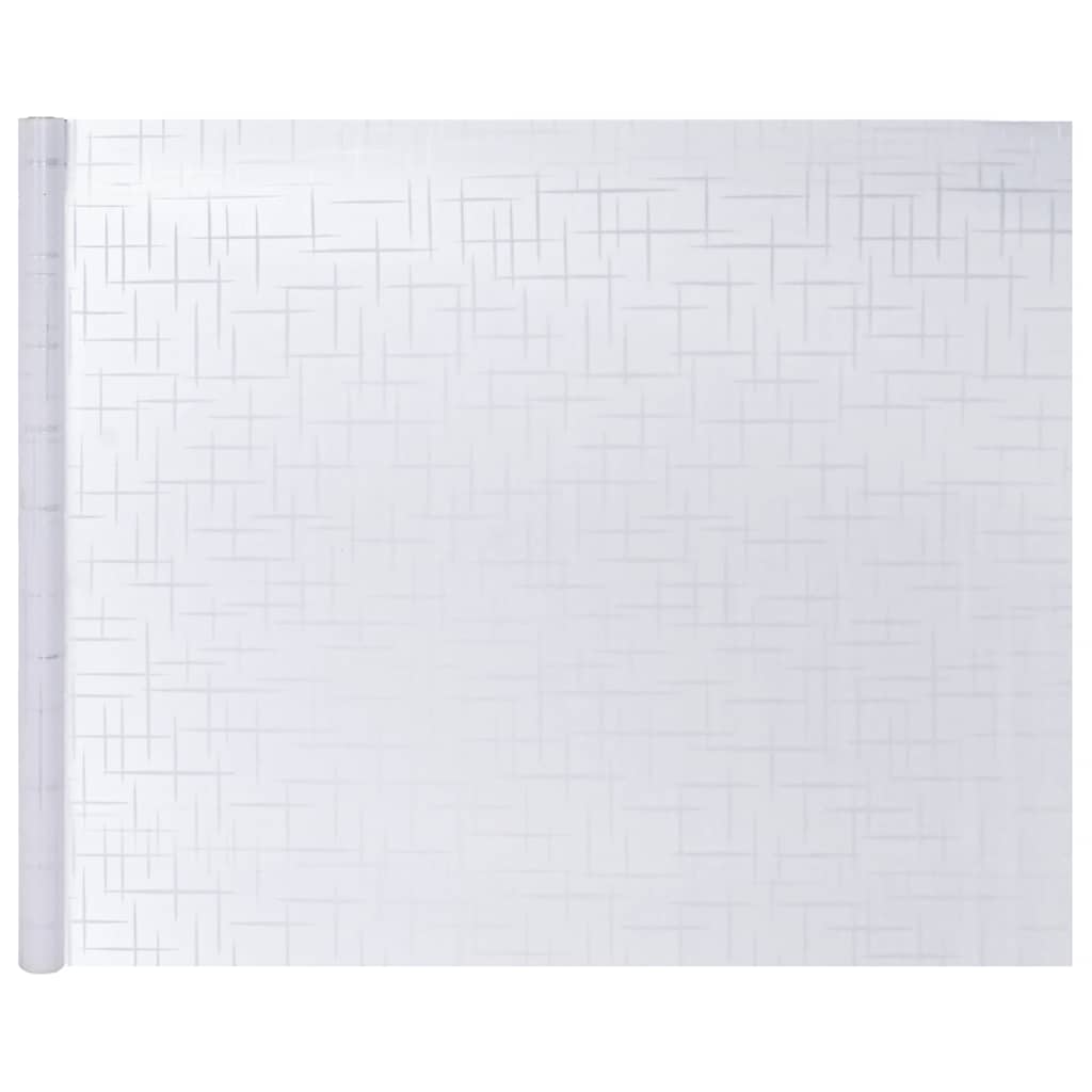 vidaXL Folie okienne, 4 szt., matowe, wzór w gwiazdy, PVC
