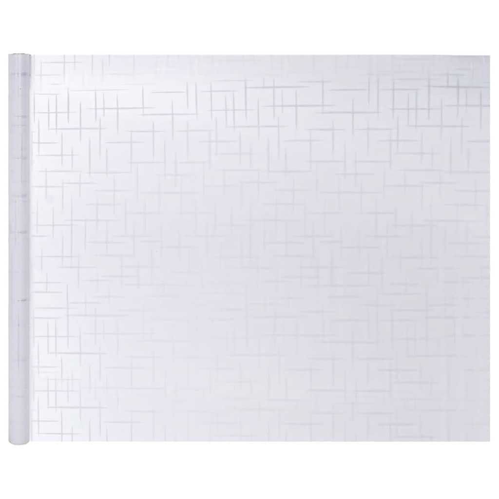 vidaXL Folie okienne, 2 szt., matowe, wzór w gwiazdy, PVC
