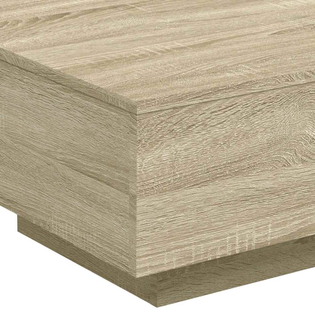 vidaXL Stolik kawowy, dąb sonoma, 55x55x31 cm, materiał drewnopochodny