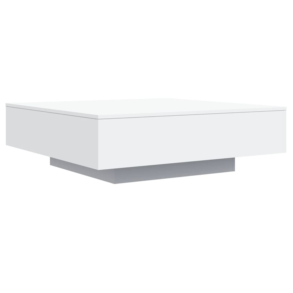 vidaXL Stolik kawowy, biały, 100x100x31 cm, materiał drewnopochodny