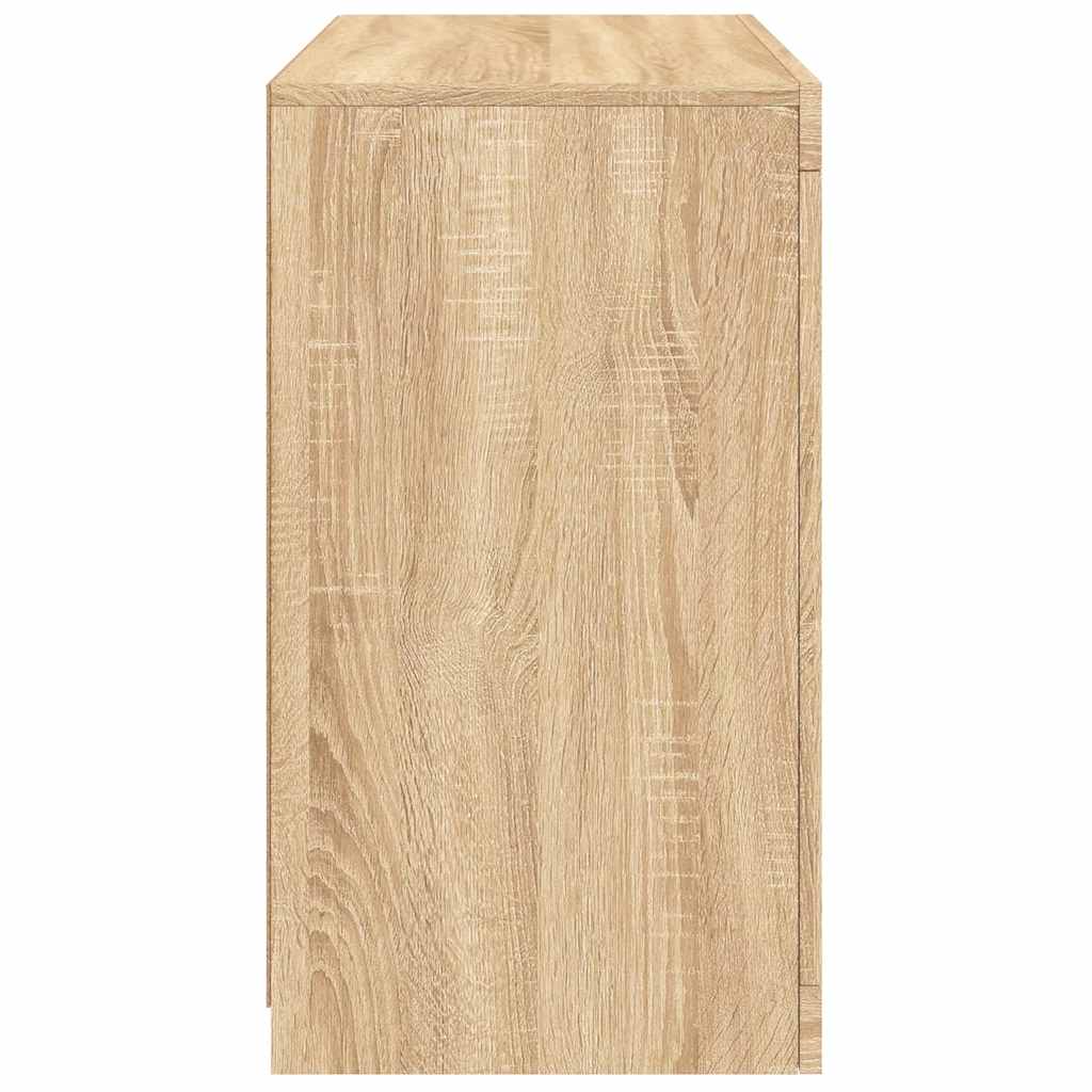 vidaXL Szafka z oświetleniem LED, dąb sonoma, 60,5x37x67 cm