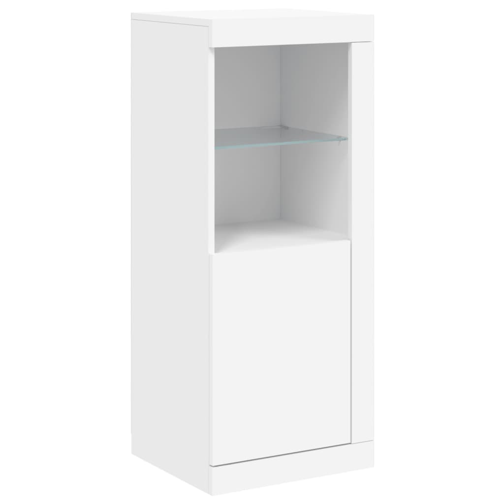 vidaXL Szafka z oświetleniem LED, biała, 41x37x100 cm
