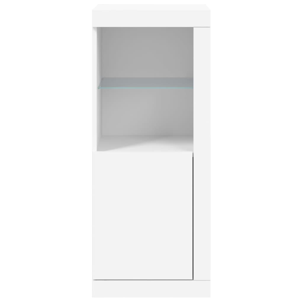 vidaXL Szafka z oświetleniem LED, biała, 41x37x100 cm