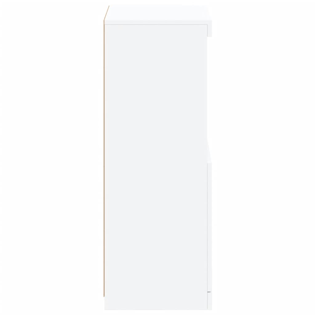 vidaXL Szafka z oświetleniem LED, biała, 41x37x100 cm