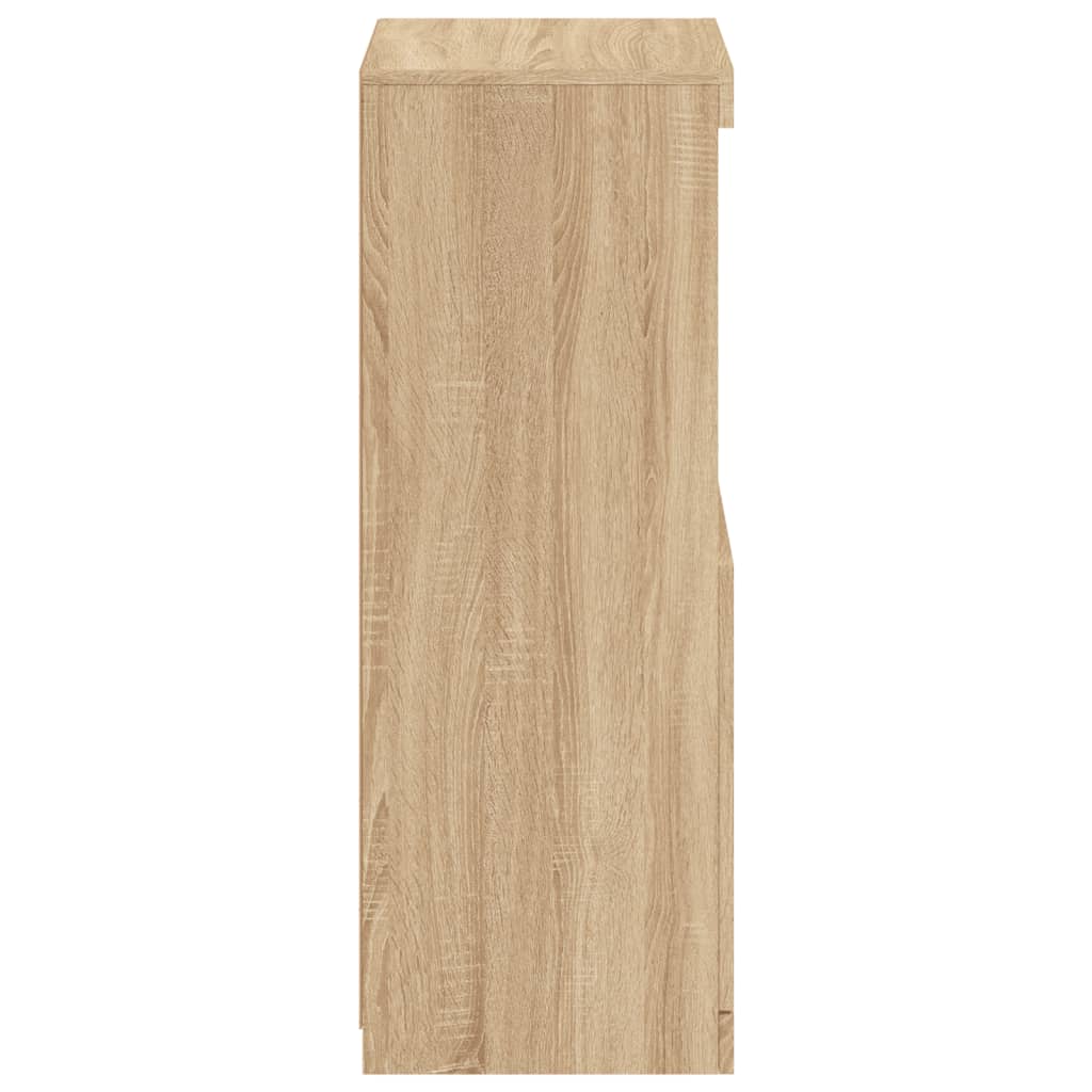vidaXL Szafka z oświetleniem LED, dąb sonoma, 41x37x100 cm
