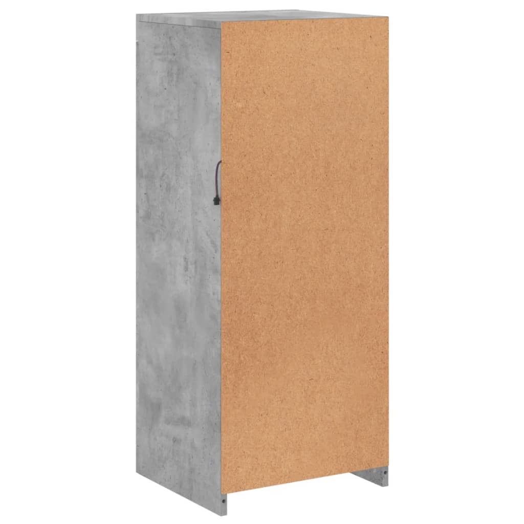 vidaXL Szafka z oświetleniem LED, szarość betonu, 41x37x100 cm