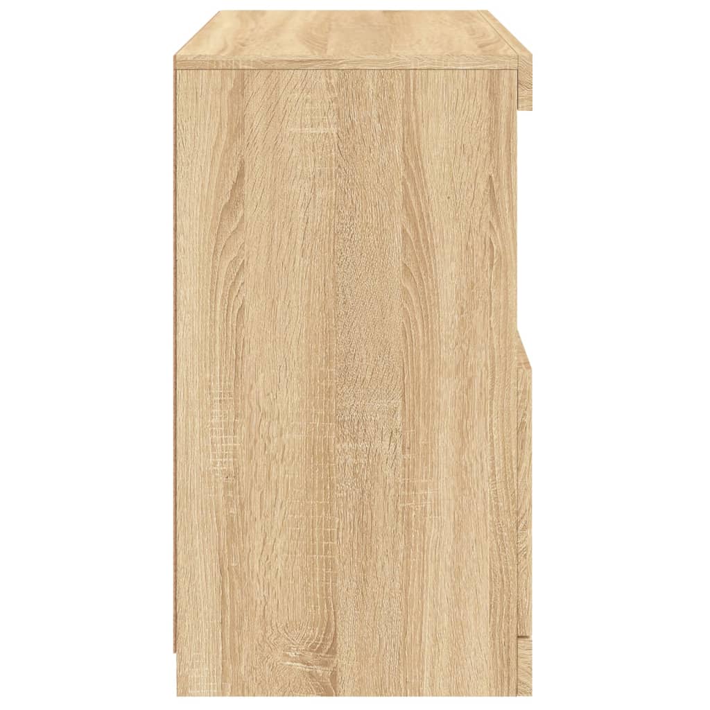 vidaXL Szafka z oświetleniem LED, dąb sonoma, 60x37x67 cm