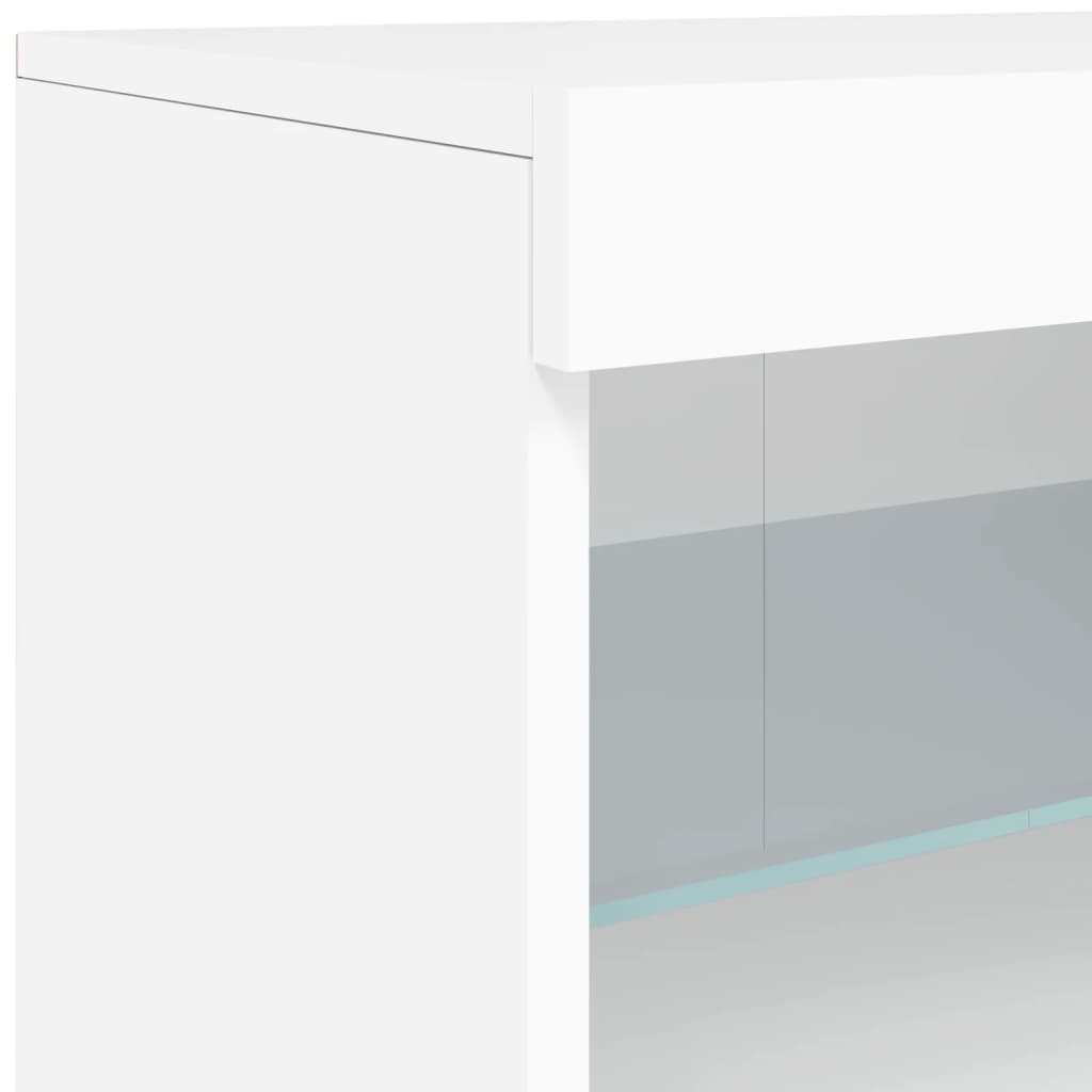 vidaXL Szafka z oświetleniem LED, biała, 41x37x67 cm
